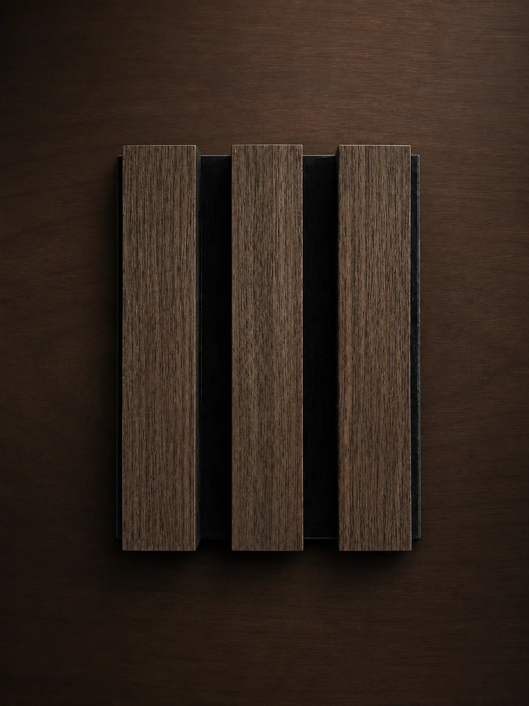 Dark Walnut technical wood veneer panel sample