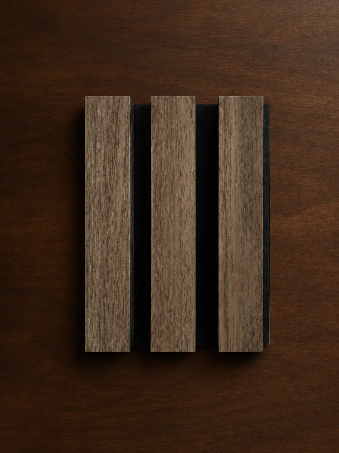 Smoke Oak technical wood veneer panel sample
