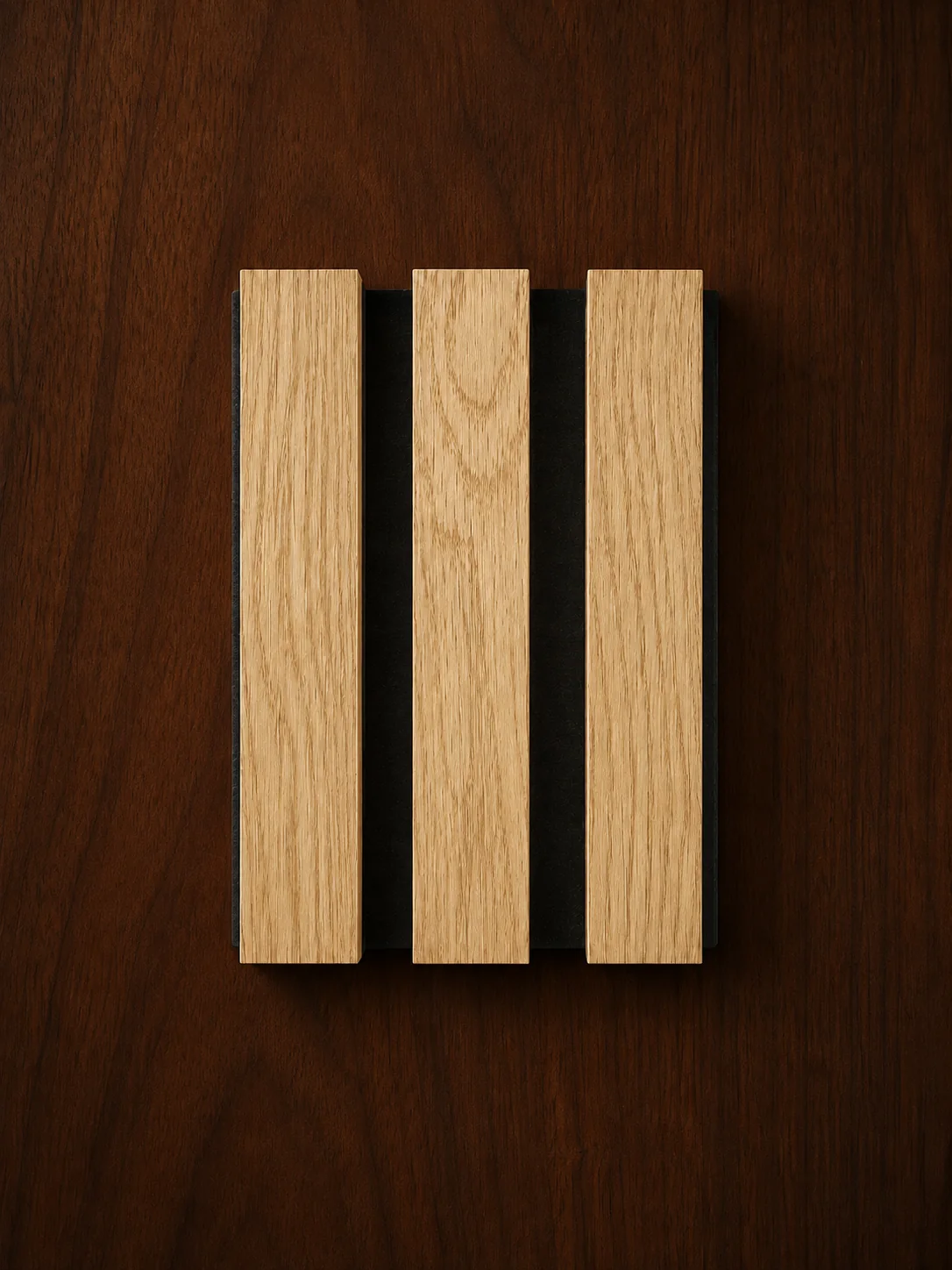 White Oak natural wood veneer panel sample